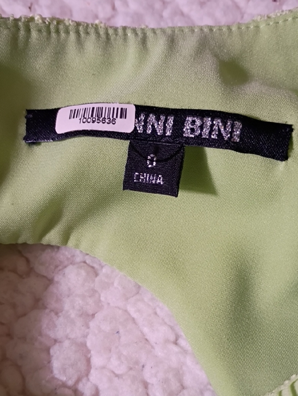 Gianni Bini Mint Green Sleeveless Peplum Midi Dress - Picture 5 of 8